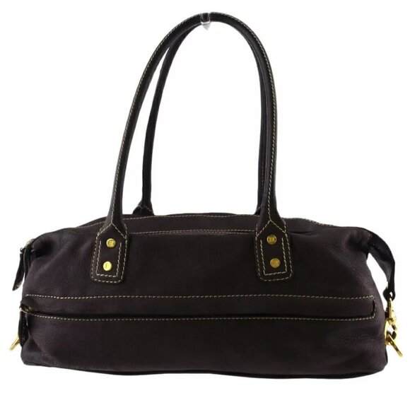 CELINE shoulder bag stitch leather Authentic USED T20009 - Picture 1 of 7